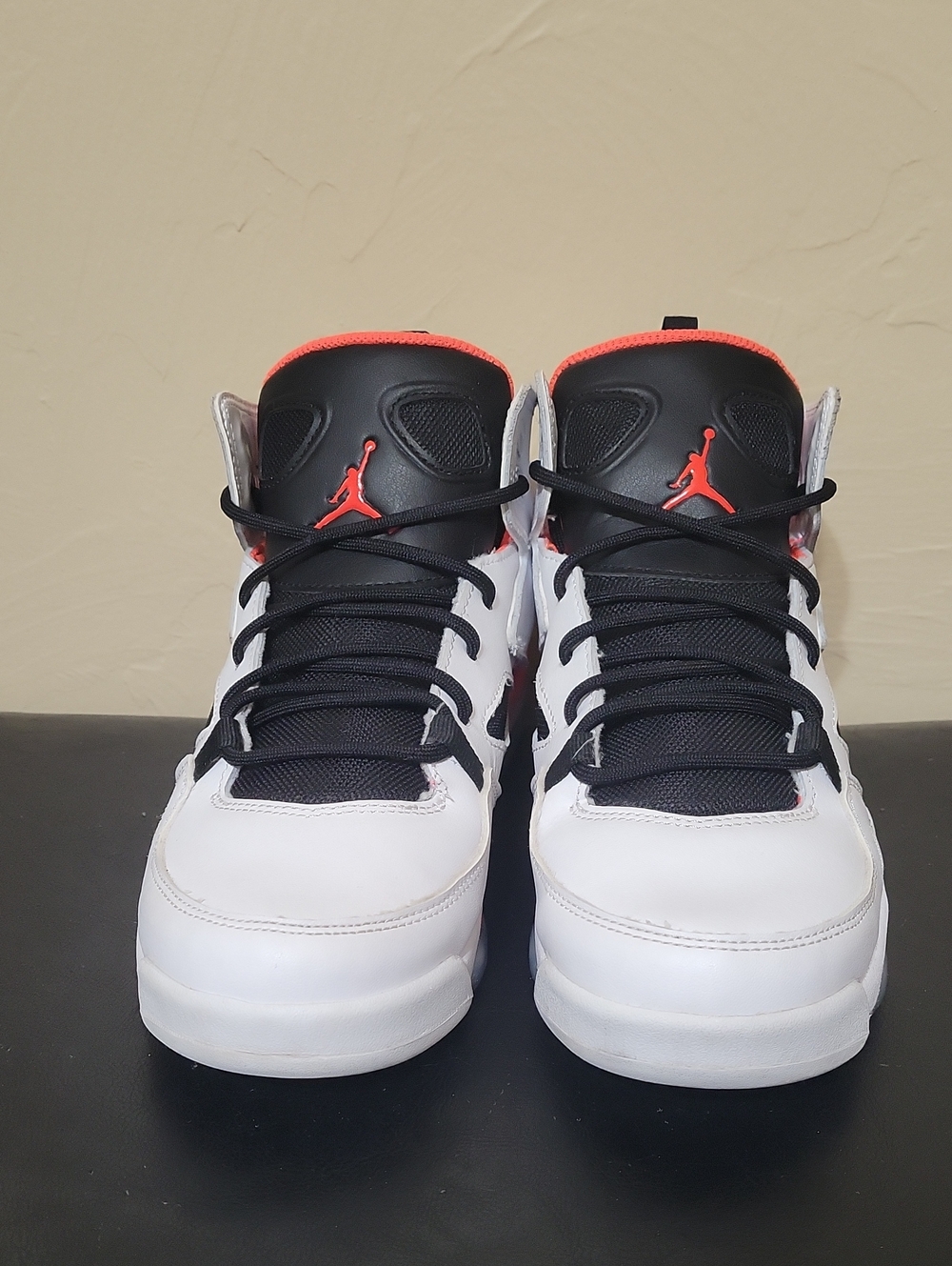 Air Jordan Flight Club 91 White Infrared Hi Top Basketball Sneakers - Picture 2 of 8